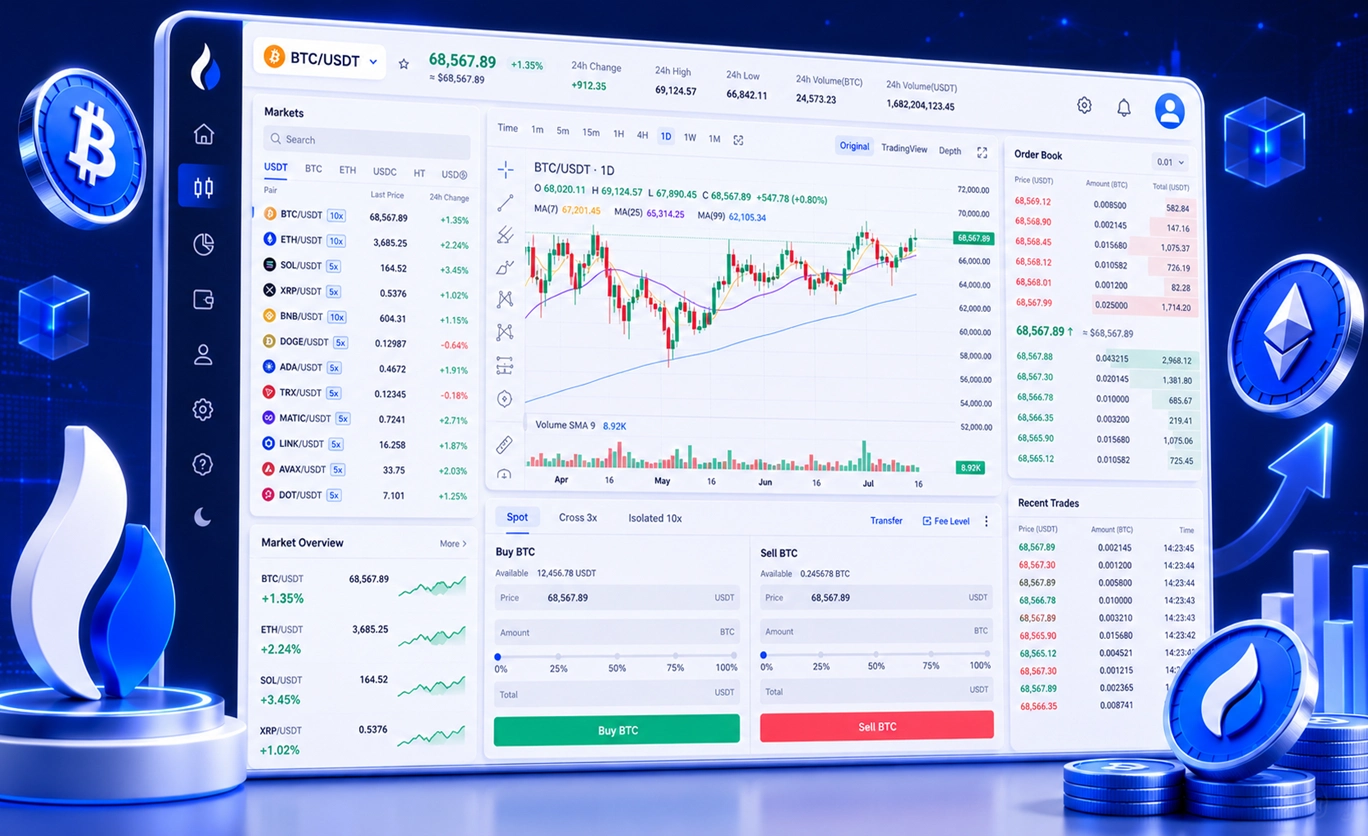 Huobi Clone Script | Launch a Secure Crypto Exchange Platform in 2026